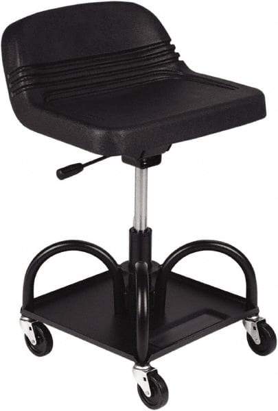 Whiteside - 480 Lb Capacity, 4 Wheel Adjustable Creeper Seat - Steel, 27" High x 15" Wide - Caliber Tooling