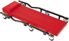 Whiteside - 570 Lb Capacity, 6 Wheel Heavy-Duty Creeper - Steel, 34" Long x 4" High x 17" Wide - Caliber Tooling