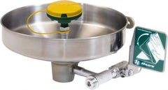 Haws - 14-3/4" Wide x 7" High, Wall Mount, Stainless Steel Bowl, Eye & Face Wash Station - 30 to 90 psi Flow, 3.7 GPM Flow Rate - Caliber Tooling