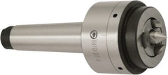 Bison - 5MT Mount, 2.05 to 5.9055" Clamping Diam, Centered Pin Face Driver - 2.559" Min Turning Diam, Hydraulic Face Driver Actuation - Caliber Tooling