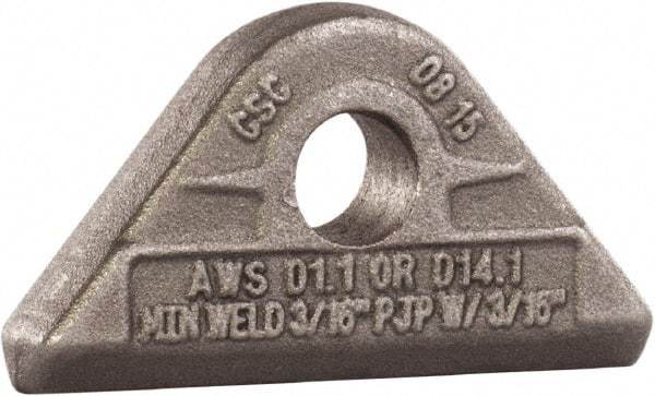 Mag-Mate - 17/32" ID, 3,000 Lb Capacity Pad Eye - Carbon Steel - Caliber Tooling