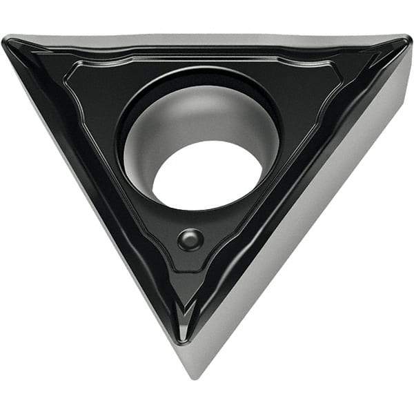 Walter - TCMT FM4 Grade WSM10S Turning Insert - TiAlN+Al2O3+(Al) Finish, 60° Triangle, 9.53mm Inscr Circle, 3.97mm Thick, 0.4mm Corner Radius - Caliber Tooling