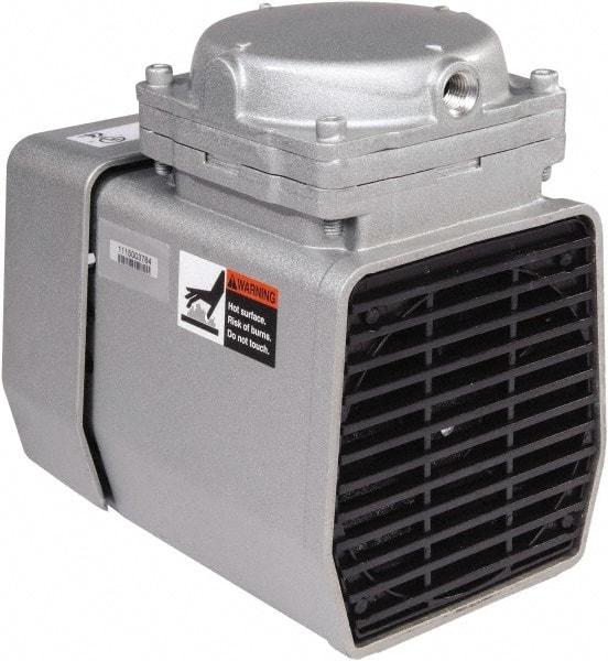 Gast - Diaphragm-Type Vacuum Pumps Horsepower: 1/8 Cubic Feet per Minute: 1.60 - Caliber Tooling