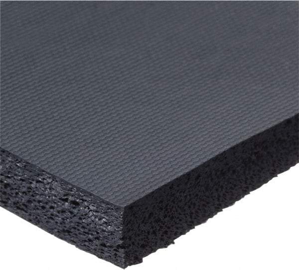 Value Collection - 1/8" Thick x 2" Wide x 10' Long Blue Closed Cell Silicone Foam Rubber Roll - Stock Length, Plain Back, -100°F to 500°F - Caliber Tooling