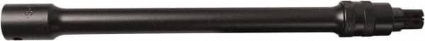 SK - 1/2" Drive Impact Locking Socket Extension - 10" OAL, Black Finish - Caliber Tooling