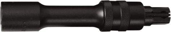 SK - 3/8" Drive Impact Locking Socket Extension - 6" OAL, Black Finish - Caliber Tooling