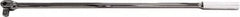 SK - 3/4" Drive Socket Knurled Handle - 37" OAL, Full Polish Chrome Finish - Caliber Tooling