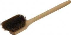 O-Cedar - 2" Bristle Length, Palmyra Utility Scrub Brush - 20" Long x 3" Wide Head, 20" OAL, Beige, Wood Block - Caliber Tooling