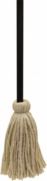 O-Cedar - White Deck Mop - 20" Long x 3-1/2" Wide Head, 48" Long Handle, Cotton Head - Caliber Tooling