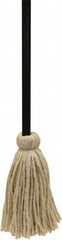 O-Cedar - White Deck Mop - 20" Long x 3-1/2" Wide Head, 48" Long Handle, Cotton Head - Caliber Tooling