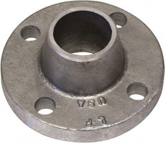 Latrobe Foundry - 2-1/2" Pipe, 7" OD, Weld Neck Aluminum Flange - 4 Holes, 5/8" Across Bolt Hole Centers, 150 psi, 2-3/4" Hub Length - Caliber Tooling