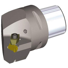 Kennametal - NG3R Insert, 65mm Head Length, Modular Grooving Cutting Unit Head - Left Hand Cut, System Size PSC63, Through Coolant, Series Top Notch - Caliber Tooling