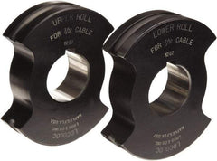 Loos & Co. - 1/8" Straight Shank Terminal Roll Die - Metal/Black - Caliber Tooling