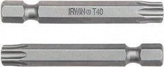 Irwin - T7 Torx Bit - 1/4" Hex Drive, 2-3/4" OAL - Caliber Tooling