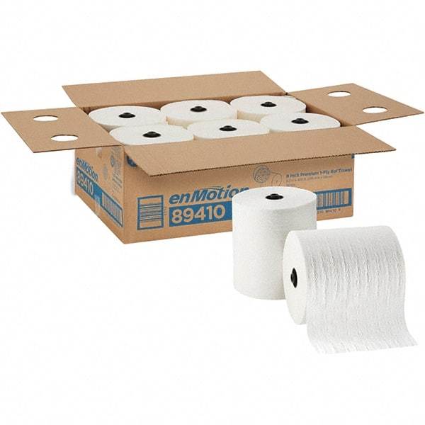 Georgia Pacific - Hard Roll of 1 Ply White Paper Towels - 8-1/4" Wide, 425' Roll Length - Caliber Tooling