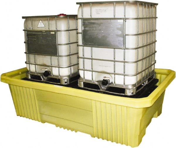 Enpac - IBC Sumps, Platforms & Decks Type: IBC Pallet w/Drain Number of Totes: 2 - Caliber Tooling