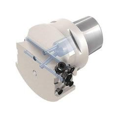 Iscar - 50mm Head Length, Modular Grooving Cutting Unit Head - System Size C6, Through Coolant, Series CAMFIX - Caliber Tooling