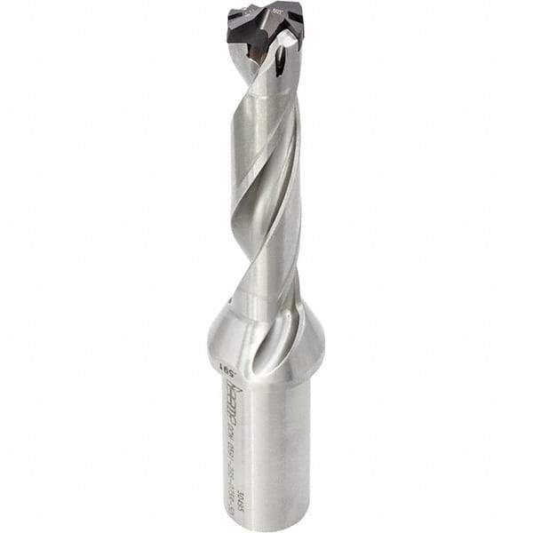 Iscar - 1-1/2" Max Diam, 5xD, 7-1/2" Max Drill Depth, 1-1/2" Shank Diam, 11.77" OAL, Replaceable Tip Drill - HCP-IQ, ICG, ICP, SOGT-W Insert, MNC Toolholder, Series CombiCham - Caliber Tooling