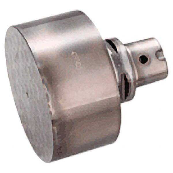 Iscar - Modular Connection, 100mm Diameter, Tool Holder Blank - 64mm Projection Flange to Nose End, 85mm Projection Gage Line to Nose End - Exact Industrial Supply