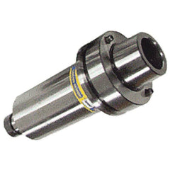 Iscar - HSK63FM Taper Shank 3/4" Pilot Diam Shell Mill Holder - 3" Flange to Nose End Projection, 1.772" Nose Diam, Through-Spindle Coolant - Exact Industrial Supply