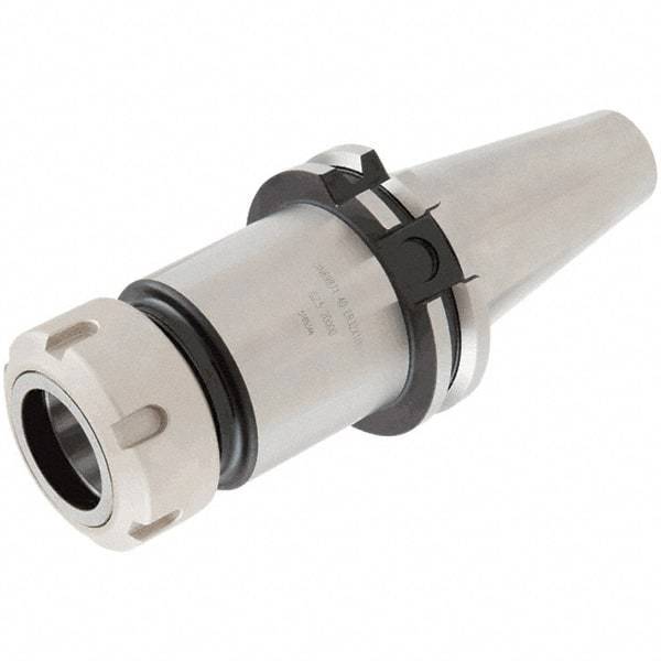 Iscar - 0.5mm to 10mm Capacity, 200mm Projection, DIN69871-50 Taper Shank, ER16 Collet Chuck - 0.0001" TIR, Through-Spindle & DIN Flange Coolant - Exact Industrial Supply