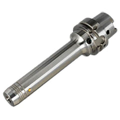 Iscar - HSK63A Taper Shank, 25mm Hole Diam, Hydraulic Tool Holder/Chuck - 46mm Nose Diam, 200mm Projection, 58mm Clamp Depth, 15,000 RPM, Through Coolant - Exact Industrial Supply