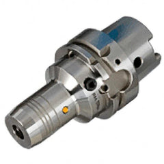 Iscar - HSK63A Taper Shank, 25mm Hole Diam, Hydraulic Tool Holder/Chuck - 46mm Nose Diam, 120mm Projection, 58mm Clamp Depth, 15,000 RPM, Through Coolant - Exact Industrial Supply