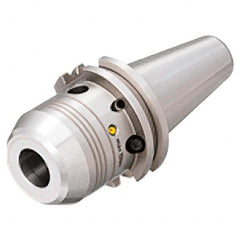 Iscar - CAT50 Taper Shank, 3/4" Hole Diam, Hydraulic Tool Holder/Chuck - 1.496" Nose Diam, 3.228" Projection, 2.05" Clamp Depth, 8,000 RPM, Through Coolant - Exact Industrial Supply