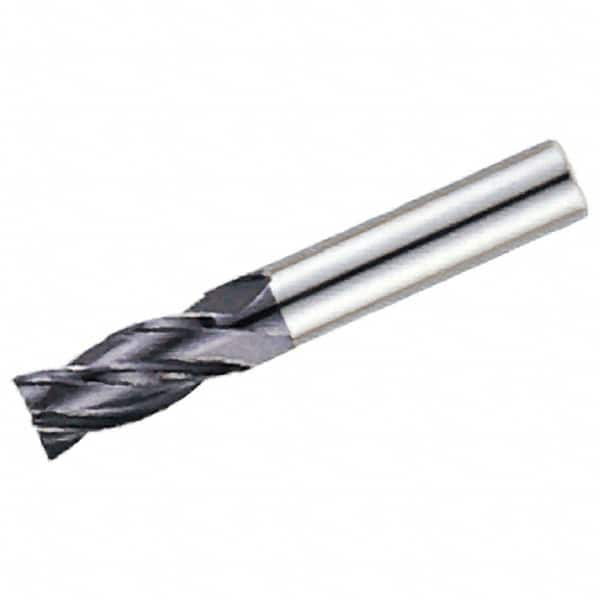 Iscar - 1/2", 4 Flute, Single End, Solid Carbide, 0.023" Corner Radius End Mill - 3" OAL, Right Hand Flute, 1" LOC, Right Hand Cut - Caliber Tooling