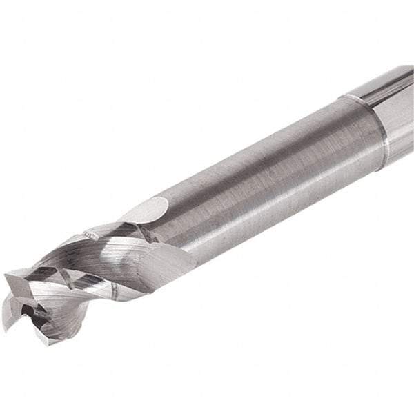 Iscar - 10mm, 3 Flute, Single End, Solid Carbide, 0.2mm Corner Radius End Mill - 80mm OAL, Right Hand Flute, 22mm LOC, Right Hand Cut, 40mm Extended Reach - Caliber Tooling