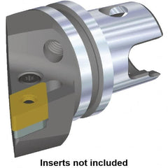 Kennametal - Right Hand Cut, Size KM32, DN.. Insert Compatiblity, Internal or External Modular Turning & Profiling Cutting Unit Head - 22mm Ctr to Cutting Edge, 35mm Head Length, Through Coolant, Series Kenlever - Caliber Tooling