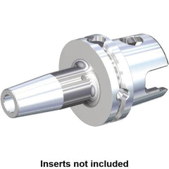 Kennametal - 1-1/2" Hole Diam, KM80ATC Modular Connection Shrink Fit Tool Holder & Adapter - 5.118" Projection, 2.36" Nose Diam, 2.01" Clamping Depth, 15,000 RPM, Through Coolant - Exact Industrial Supply