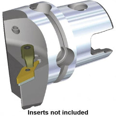 Kennametal - Right Hand Cut, Size KM50, VN.. Insert Compatiblity, Modular Turning & Profiling Cutting Unit Head - 35mm Ctr to Cutting Edge, 50mm Head Length, Through Coolant, Series M-Clamping - Caliber Tooling