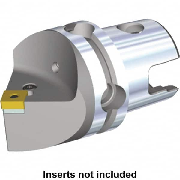 Kennametal - Neutral Cut, Size KM50, SN.. Insert Compatiblity, Modular Turning & Profiling Cutting Unit Head - 50mm Head Length, Through Coolant, Series Kenlever - Caliber Tooling