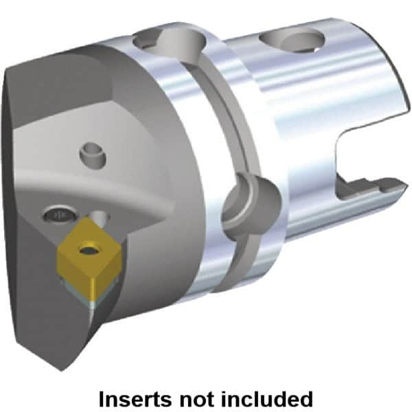 Kennametal - Left Hand Cut, Size KM40, DN.. Insert Compatiblity, Internal or External Modular Turning & Profiling Cutting Unit Head - 27mm Ctr to Cutting Edge, 40mm Head Length, Through Coolant, Series Kenlever - Caliber Tooling