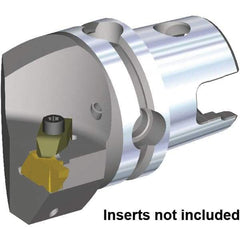 Kennametal - NG3L Insert, 50mm Head Length, Modular Grooving Cutting Unit Head - Right Hand Cut, System Size KM50, Through Coolant, Series Top Notch - Caliber Tooling