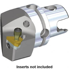 Kennametal - Insert Style LT 16EL, 50mm Head Length, Right Hand Cut, External Modular Threading Cutting Unit Head - System Size KM50TS, 35mm Center to Cutting Edge, Series LT Threading - Caliber Tooling