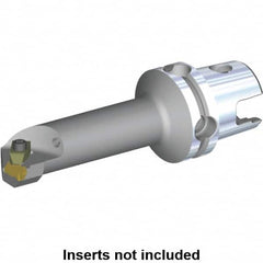 Kennametal - Insert Style NG 2R, 70mm Head Length, Left Hand Cut, Internal Modular Threading Cutting Unit Head - System Size KM40TS, 17mm Center to Cutting Edge, Series Top Notch - Caliber Tooling