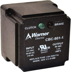 Warner Electric - Octal Socket Clutch Power Supply - For Use with Any 90V Clutch or Brake - Caliber Tooling