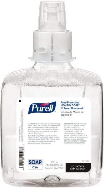 PURELL - 1,200 mL Bottle Foam Soap - Clear, Fragrance Free Scent - Caliber Tooling