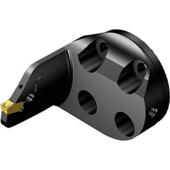 Sandvik Coromant - Modular Grooving Cutting Unit Head - Left Hand Cut, Through Coolant, Series CoroCut QF - Caliber Tooling