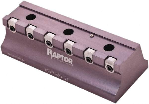 Raptor Workholding - 1-1/2" Jaw Width, 12" High x 17" Long x 7" Wide Dovetail Vise - For Use with 4 & 5 Axis Workholding Systems - Caliber Tooling