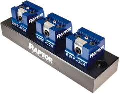 Raptor Workholding - 3/4" Jaw Width, 2-7/8" High x 10" Long x 4" Wide Dovetail Vise - For Use with 4 & 5 Axis Workholding Systems - Caliber Tooling