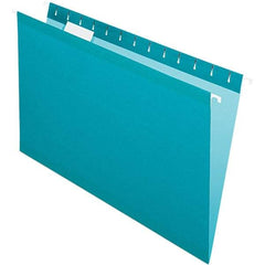 Pendaflex - 8-1/2 x 14", Legal, Teal, Hanging File Folder - 11 Point Stock, 1/5 Tab Cut Location - Caliber Tooling