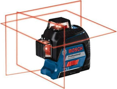 Bosch - 3 Beam 200' Max Range Self Leveling Line Laser - 3/32" at 30' Accuracy, Battery Included - Caliber Tooling