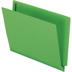 Pendaflex - 8-1/2 x 11", Letter Size, Green, File Folders with End Tab - 11 Point Stock, Straight Tab Cut Location - Caliber Tooling