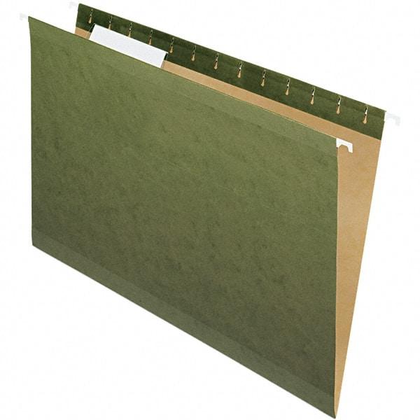 Pendaflex - 8-1/2 x 14", Legal, Standard Green, Hanging File Folder - 11 Point Stock, 1/3 Tab Cut Location - Caliber Tooling