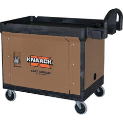 Knaack - Job Site Storage Unit - 23-3/4" Wide x 3-1/2" Deep x 36-1/4" High, Steel, Tan - Caliber Tooling