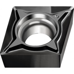 Walter - CCGT32.50.2 FN2 Grade WNN10 Carbide Turning Insert - Proprietary Finish, 80° Diamond, 3/8" Inscr Circle, 5/32" Thick, 0.004" Corner Radius - Caliber Tooling