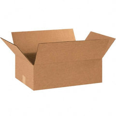 Made in USA - Pack of (25) 12" Wide x 18" Long x 6" High Corrugated Shipping Boxes - Caliber Tooling